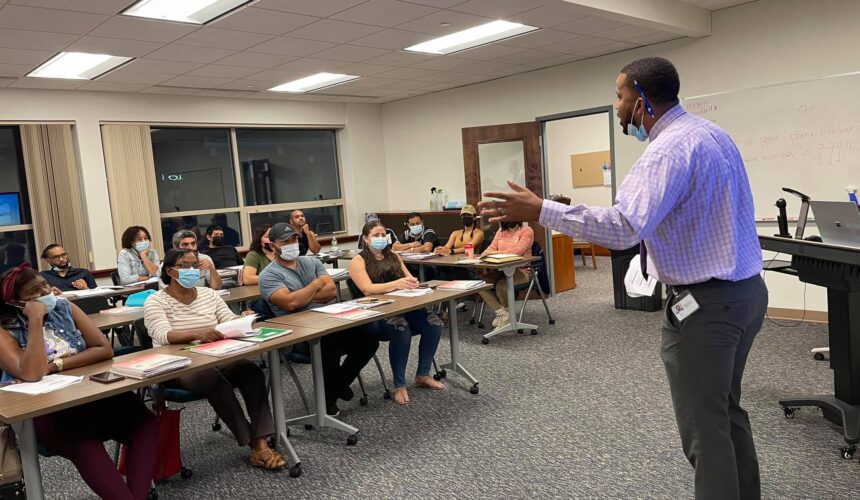 Thank you BayCoast Bank and CRA Loan Officer, Bruno Freire, for joining our ESL class